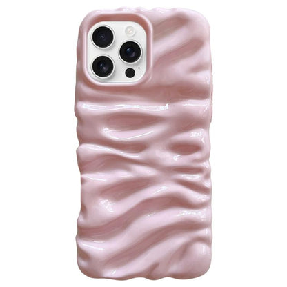 Cream Texture Electroplating TPU Full Coverage Phone Case, For iPhone 16 Pro