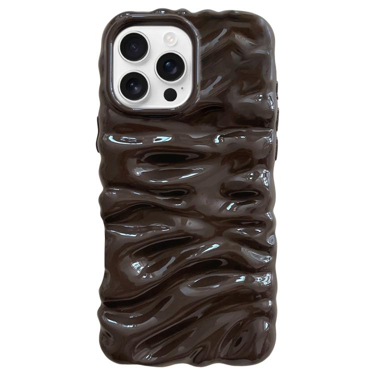 Cream Texture Electroplating TPU Full Coverage Phone Case, For iPhone 16 Pro