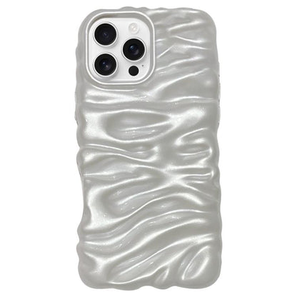 Cream Texture Electroplating TPU Full Coverage Phone Case, For iPhone 16 Pro