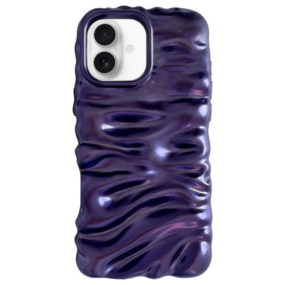 Cream Texture Electroplating TPU Full Coverage Phone Case, For iPhone 16