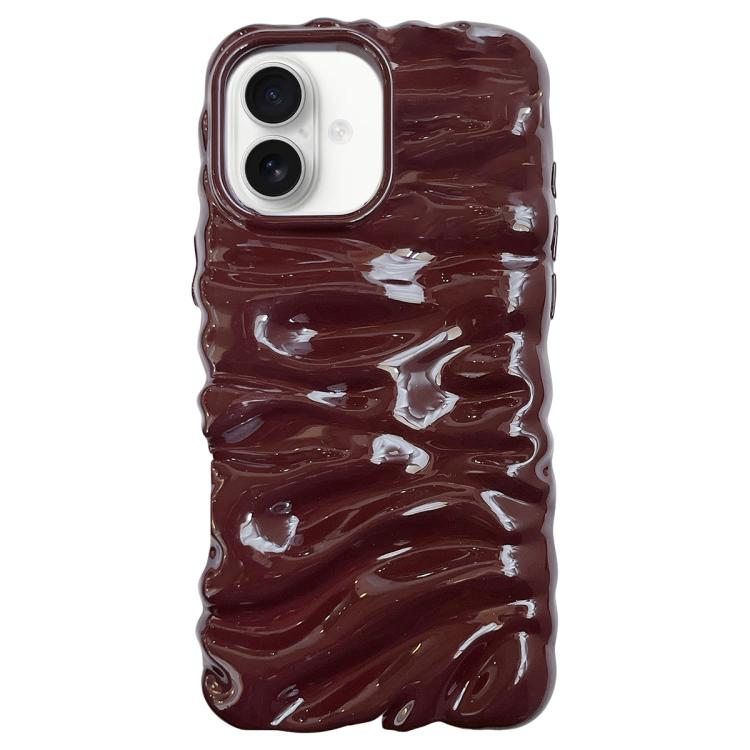 Cream Texture Electroplating TPU Full Coverage Phone Case, For iPhone 16