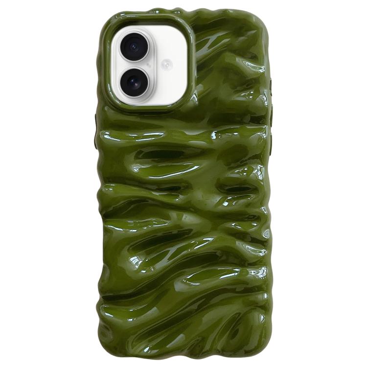 Cream Texture Electroplating TPU Full Coverage Phone Case, For iPhone 16