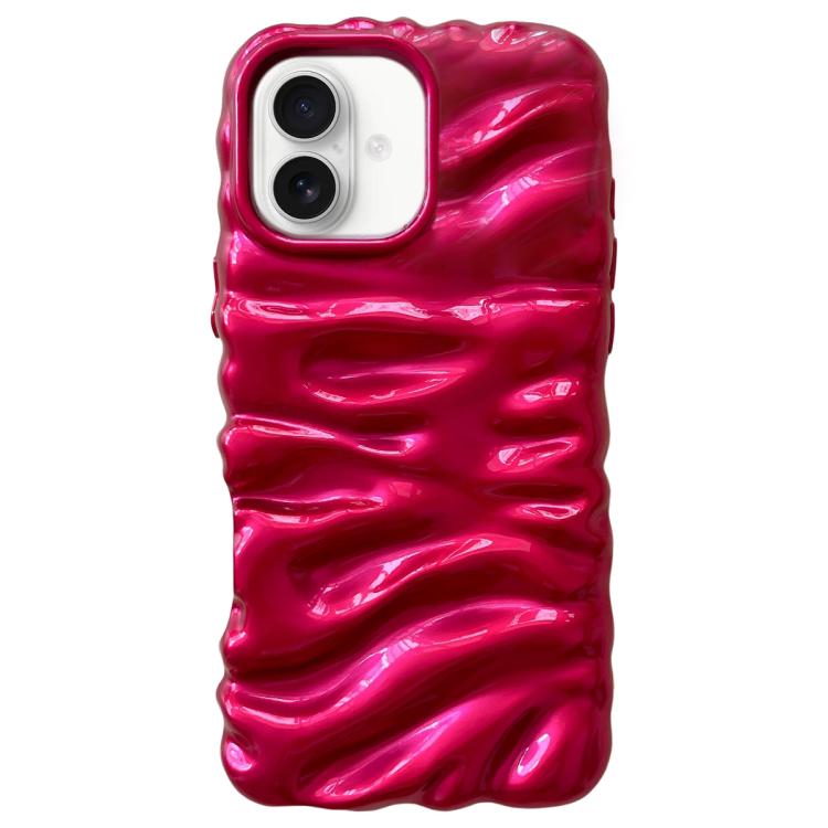 Cream Texture Electroplating TPU Full Coverage Phone Case, For iPhone 16