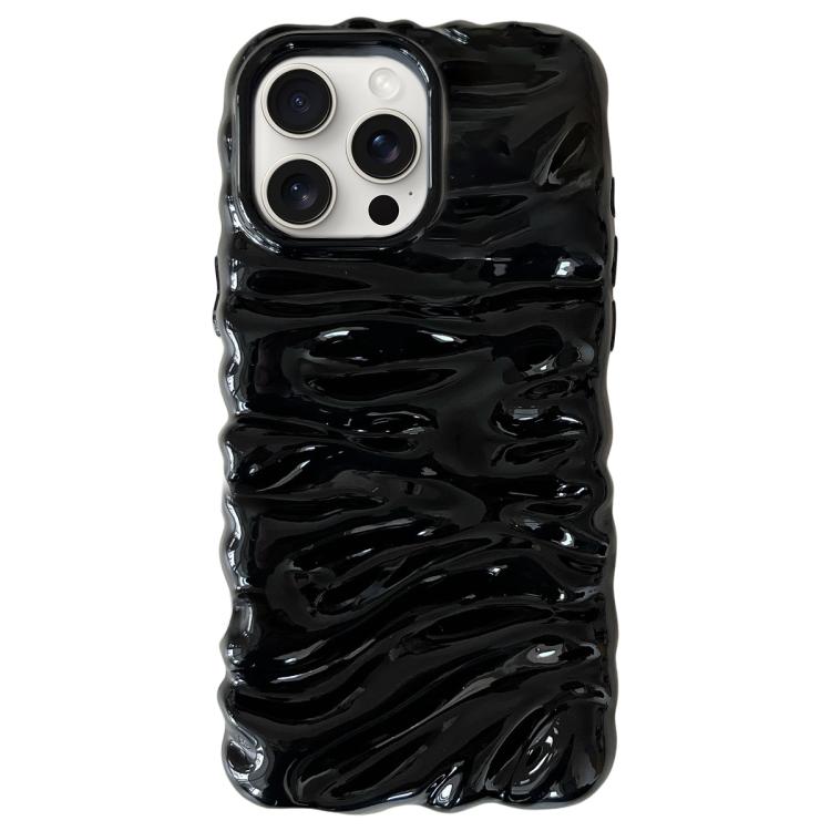 Cream Texture Electroplating TPU Full Coverage Phone Case, For iPhone 15 Pro