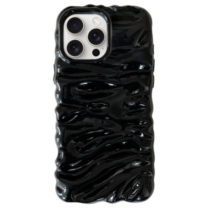 Cream Texture Electroplating TPU Full Coverage Phone Case, For iPhone 15 Pro