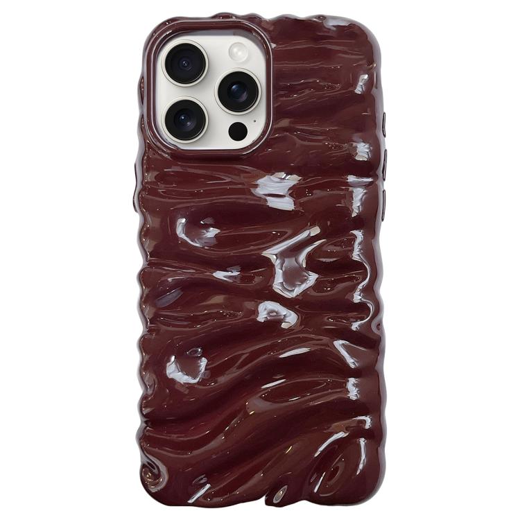 Cream Texture Electroplating TPU Full Coverage Phone Case, For iPhone 15 Pro