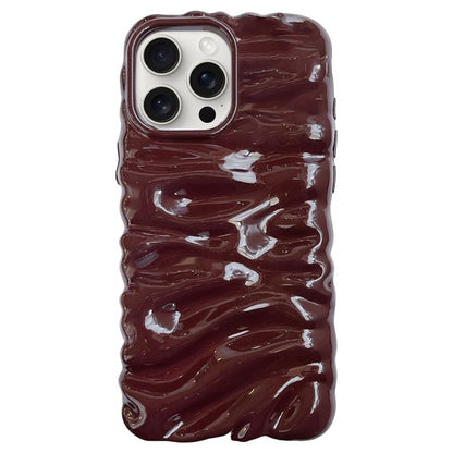 Cream Texture Electroplating TPU Full Coverage Phone Case, For iPhone 15 Pro