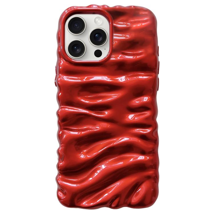 Cream Texture Electroplating TPU Full Coverage Phone Case, For iPhone 15 Pro