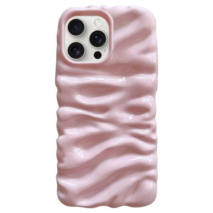 Cream Texture Electroplating TPU Full Coverage Phone Case, For iPhone 15 Pro