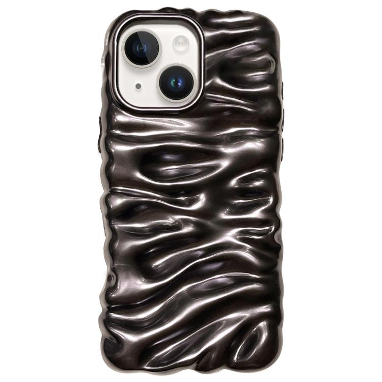 Cream Texture Electroplating TPU Full Coverage Phone Case, For iPhone 15 Plus