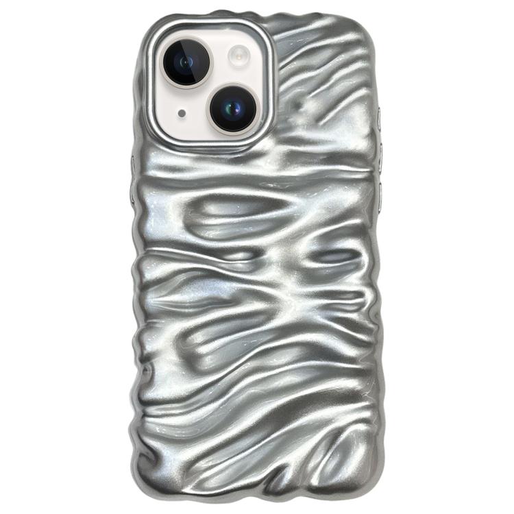 Cream Texture Electroplating TPU Full Coverage Phone Case, For iPhone 15 Plus