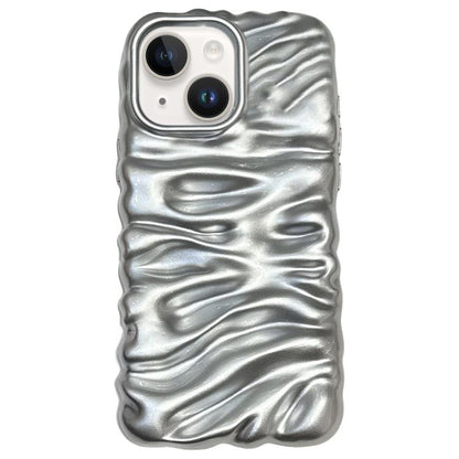 Cream Texture Electroplating TPU Full Coverage Phone Case, For iPhone 15 Plus