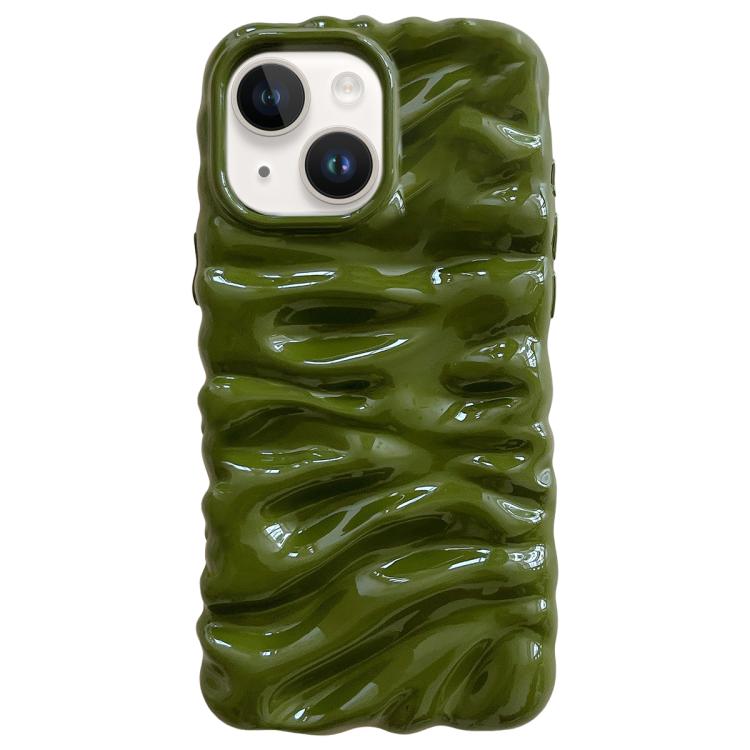 Cream Texture Electroplating TPU Full Coverage Phone Case, For iPhone 15 Plus
