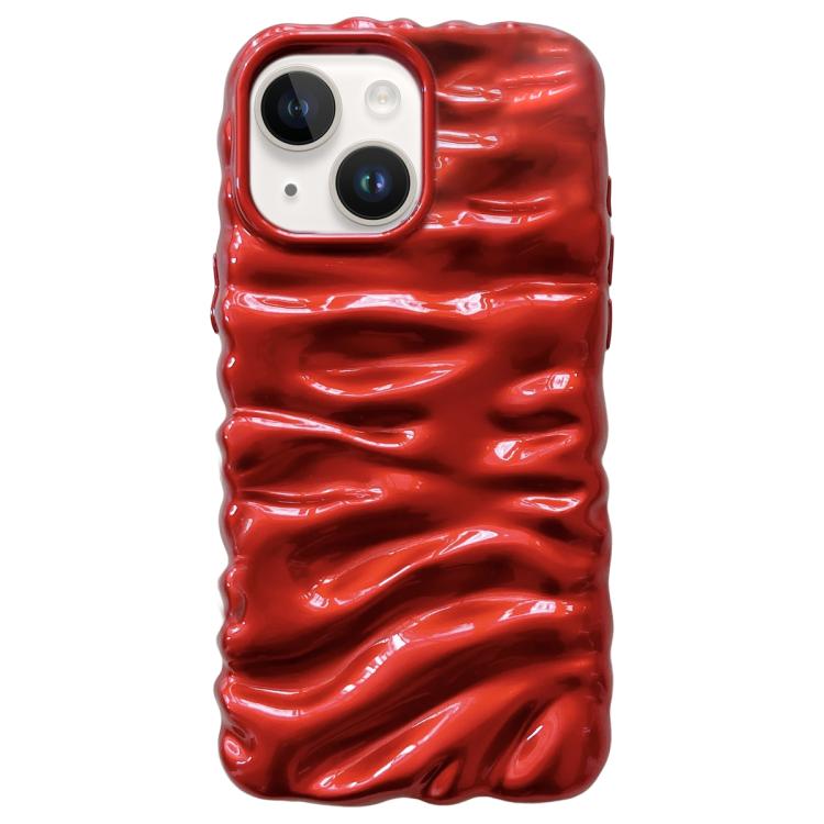 Cream Texture Electroplating TPU Full Coverage Phone Case, For iPhone 15 Plus