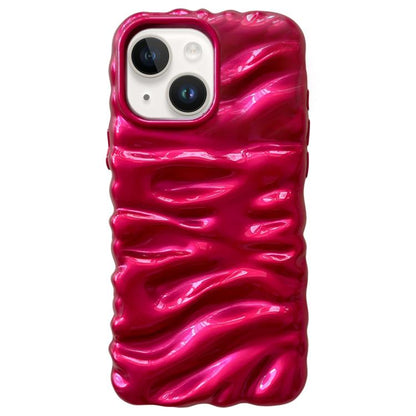 Cream Texture Electroplating TPU Full Coverage Phone Case, For iPhone 15 Plus