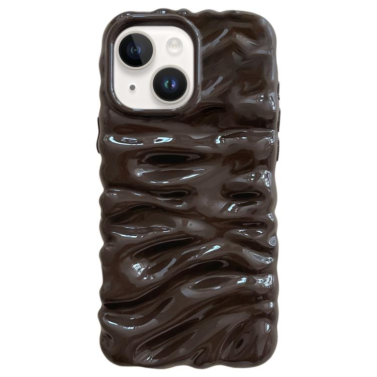 Cream Texture Electroplating TPU Full Coverage Phone Case, For iPhone 15 Plus