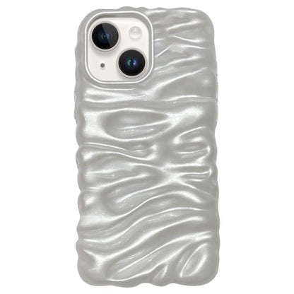 Cream Texture Electroplating TPU Full Coverage Phone Case, For iPhone 15 Plus