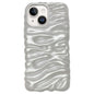 Cream Texture Electroplating TPU Full Coverage Phone Case, For iPhone 15