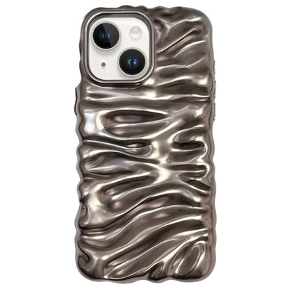 Cream Texture Electroplating TPU Full Coverage Phone Case, For iPhone 14 Plus
