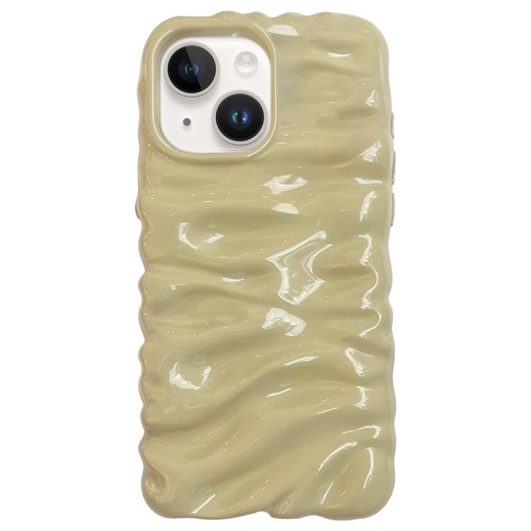 Cream Texture Electroplating TPU Full Coverage Phone Case, For iPhone 14 Plus