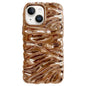 Cream Texture Electroplating TPU Full Coverage Phone Case, For iPhone 14
