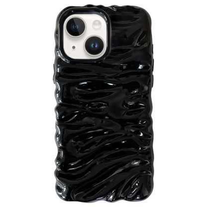 Cream Texture Electroplating TPU Full Coverage Phone Case, For iPhone 14