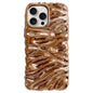 Cream Texture Electroplating TPU Full Coverage Phone Case, For iPhone 14 Pro