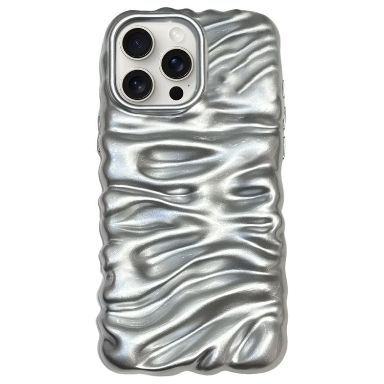 Cream Texture Electroplating TPU Full Coverage Phone Case, For iPhone 14 Pro