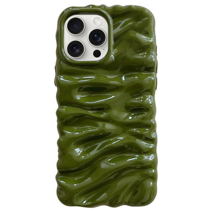 Cream Texture Electroplating TPU Full Coverage Phone Case, For iPhone 14 Pro