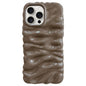 Cream Texture Electroplating TPU Full Coverage Phone Case, For iPhone 14 Pro