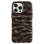 Cream Texture Electroplating TPU Full Coverage Phone Case, For iPhone 14 Pro