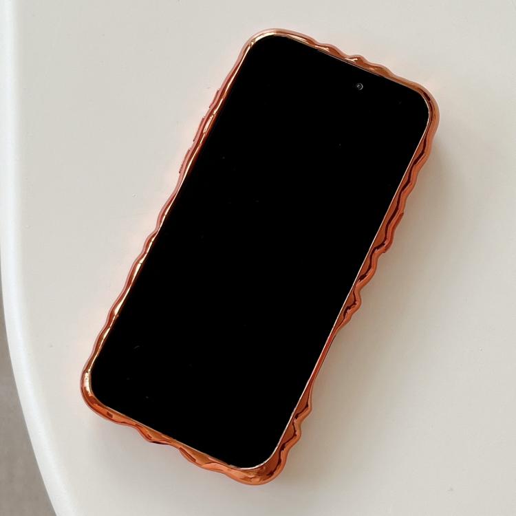 Cream Texture Electroplating TPU Full Coverage Phone Case, For iPhone 15 Pro