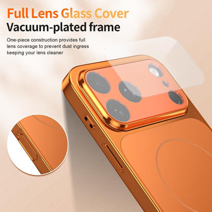Corning Glass Plating Large Window MagSafe Phone Case, For iPhone 17 Pro Max, For iPhone 17 Pro, For iPhone 17, For iPhone Air