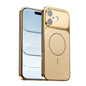 Corning Glass Plating Large Window MagSafe Phone Case, For iPhone 17 Pro Max, For iPhone 17 Pro, For iPhone 17, For iPhone Air