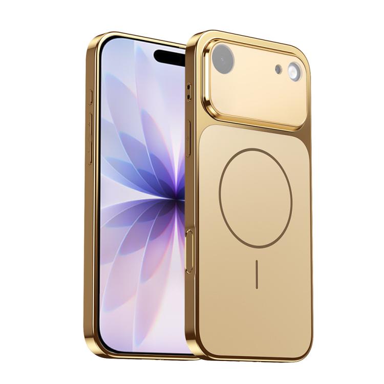 Corning Glass Plating Large Window MagSafe Phone Case, For iPhone 17 Pro Max, For iPhone 17 Pro, For iPhone 17, For iPhone Air