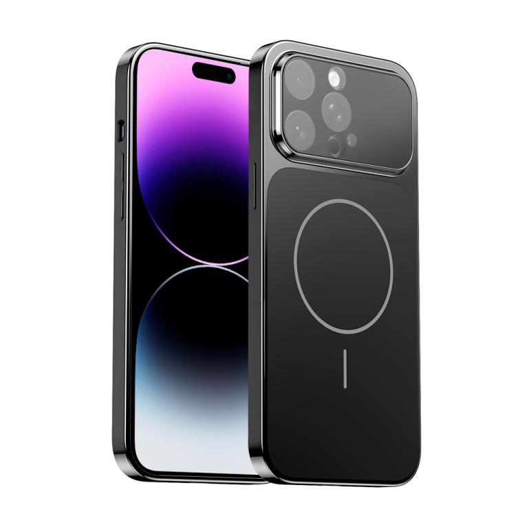 Corning Glass Plating Large Window MagSafe Phone Case, For iPhone 14 Pro Max, For iPhone 13 Pro Max, For iPhone 13 Pro, For iPhone 13