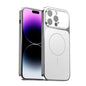 Corning Glass Plating Large Window MagSafe Phone Case, For iPhone 14 Pro Max, For iPhone 13 Pro Max, For iPhone 13 Pro, For iPhone 13