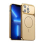 Corning Glass Plating Large Window MagSafe Phone Case, For iPhone 14 Pro Max, For iPhone 13 Pro Max, For iPhone 13 Pro, For iPhone 13