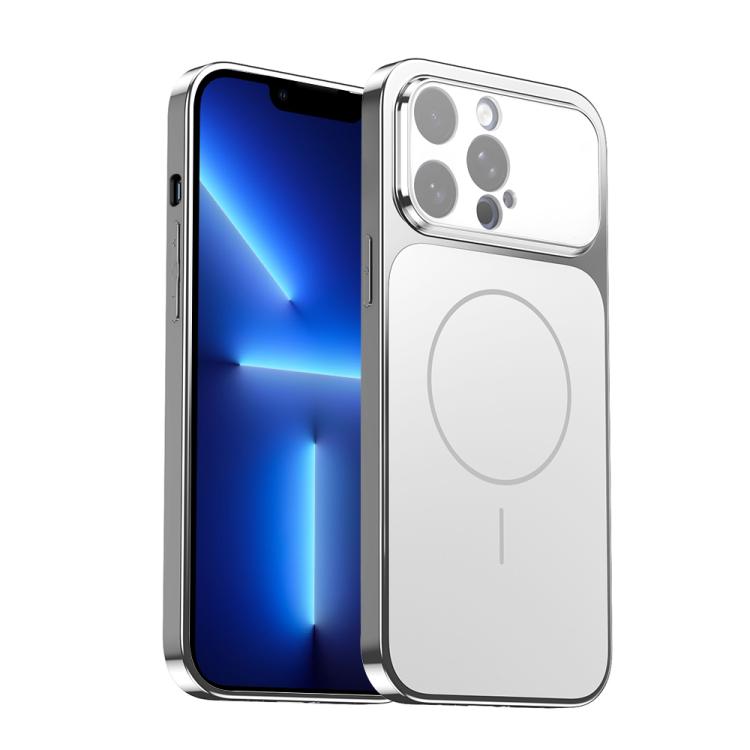 Corning Glass Plating Large Window MagSafe Phone Case, For iPhone 14 Pro Max, For iPhone 13 Pro Max, For iPhone 13 Pro, For iPhone 13