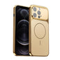 Corning Glass Plating Large Window MagSafe Phone Case, For iPhone 12, For iPhone 12 Pro Max, For iPhone 12 Pro, For iPhone 11 Pro Max