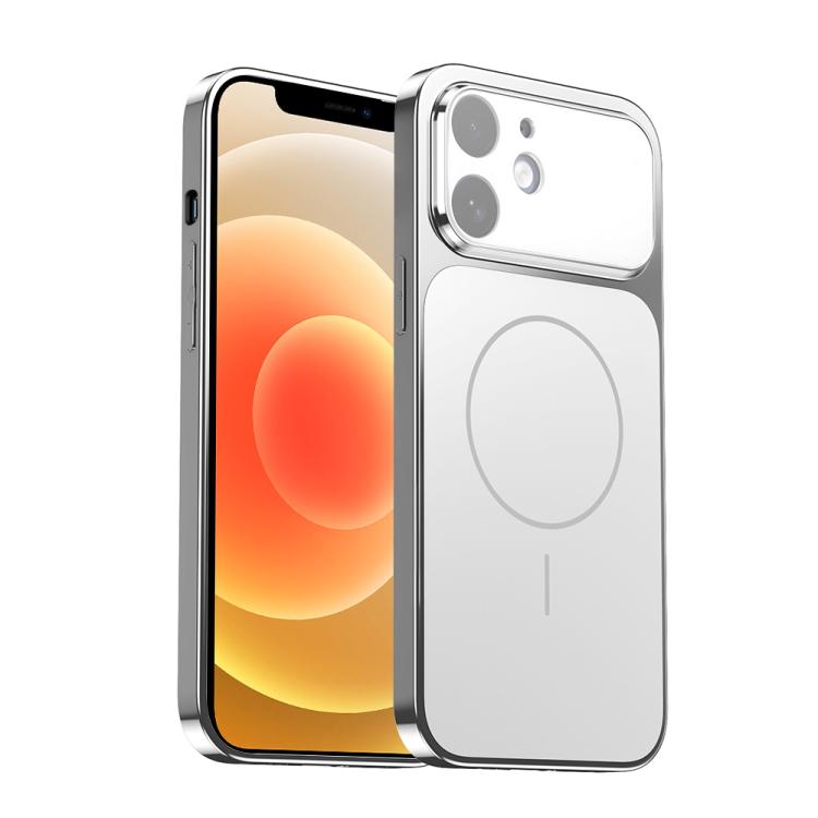 Corning Glass Plating Large Window MagSafe Phone Case, For iPhone 12, For iPhone 12 Pro Max, For iPhone 12 Pro, For iPhone 11 Pro Max
