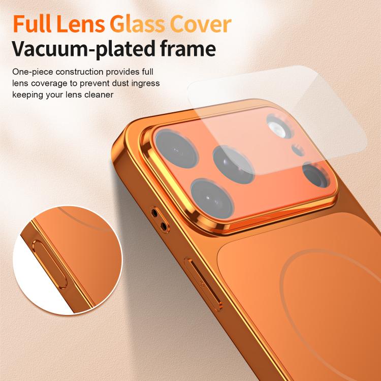 Corning Glass Plating Large Window MagSafe Phone Case, For iPhone 11