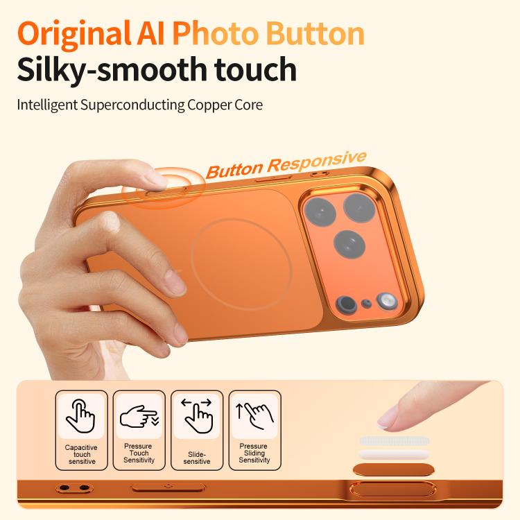 Corning Glass Plating Large Window MagSafe Phone Case, For iPhone 11