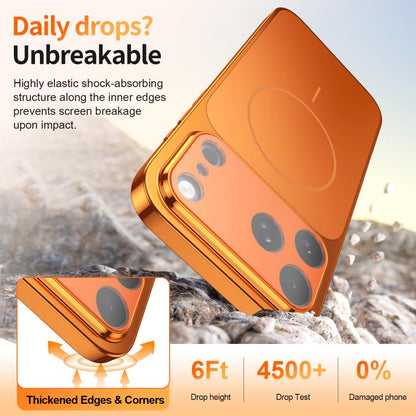 Corning Glass Plating Large Window MagSafe Phone Case, For iPhone 11