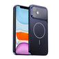 Corning Glass Plating Large Window MagSafe Phone Case, For iPhone 11