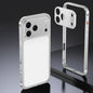 Armor Dual-side Anti-slip Metal Frame Case with Lens Cover, For iPhone 17 Pro Max, For iPhone 17 Pro, For iPhone 17, For iPhone 16 Pro Max