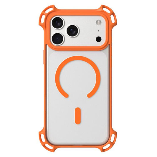 Drone-Style Four-Corner Shockproof Acrylic MagSafe Phone Case, For iPhone 17 Pro Max, For iPhone 17 Pro, For iPhone 17, For iPhone 16 Pro Max, For iPhone 16 Pro, For iPhone 16