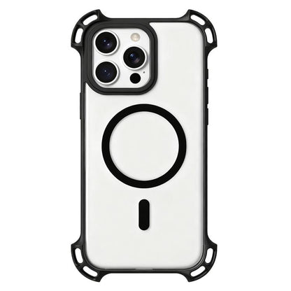 Drone-Style Four-Corner Shockproof Acrylic MagSafe Phone Case, For iPhone 12 Pro Max, For iPhone 12 Pro, For iPhone 11