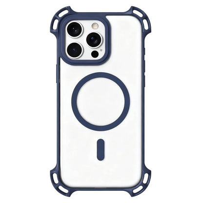 Drone-Style Four-Corner Shockproof Acrylic MagSafe Phone Case, For iPhone 12 Pro Max, For iPhone 12 Pro, For iPhone 11