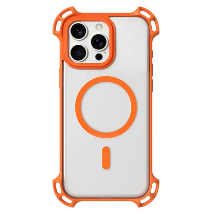 Drone-Style Four-Corner Shockproof Acrylic MagSafe Phone Case, For iPhone 12 Pro Max, For iPhone 12 Pro, For iPhone 11
